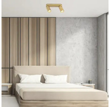 Dormitor cu pat dublu și plafonieră