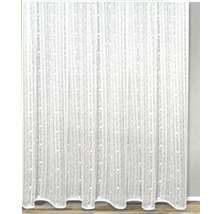 Perdea albă cu model ondulat pentru decorarea ferestrelor