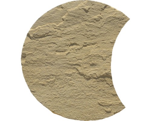 Placă de pavaj în formă de semilună din piatră