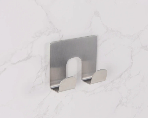 Suport de perete metalic cu două cârlige