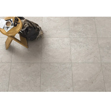 Gresie de interior cu structură de piatră gri deschis