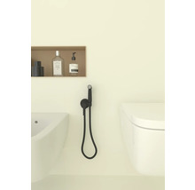 Baie cu bideu, toaletă și duș de mână