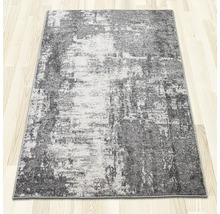 Covor gri și alb cu model abstract