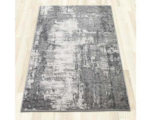 Covor gri și alb cu model abstract