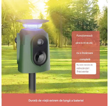Dispozitiv de respingere a insectelor pentru exterior în grădină