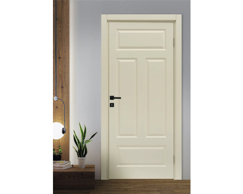 Ușă de interior cu feronerie într-o cameră luminoasă