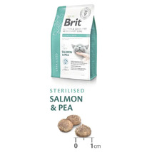 Brit hrană pentru pisici sterilizate cu somon și mazăre