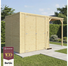 Cabină de grădină cu verandă și mătură