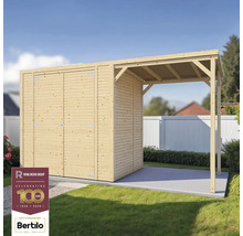 Dulap de grădină cu baldachin din lemn în aer liber