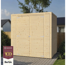 Casă de grădină din lemn cu ușă dublă în aer liber