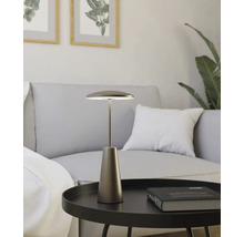 Lampă de masă decorativă pe o masă în camera de zi