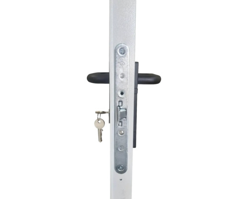 Ușă metalică simplă multifuncțională reversibilă 80x205 cm deschidere dreapta/stânga RAL 7035