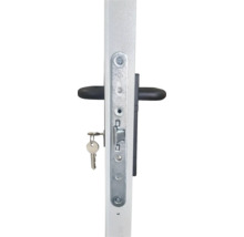 Ușă metalică simplă multifuncțională reversibilă 90x205 cm deschidere dreapta/stânga RAL 7035