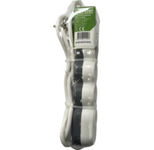 Prelungitor cu cablu în ambalaj din plastic transparent.