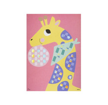 Set de împletit Folia girafă pentru activități creative și împletit pentru copii.