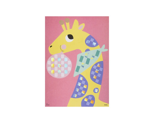 Set de împletit Folia girafă pentru activități creative și împletit pentru copii.