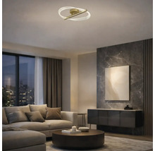 Plafonieră cu LED integrat Rabalux Olyssia 24W 1300 lumeni 3000K, auriu