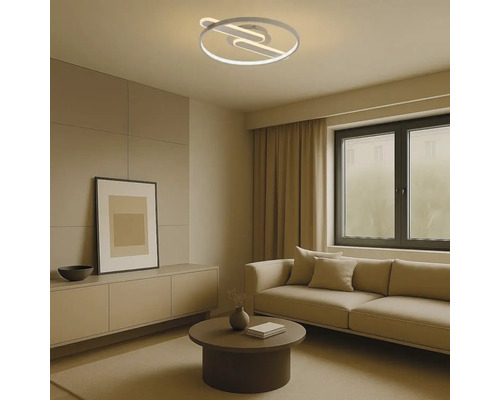 Plafonieră cu LED integrat Rabalux Brantiel 55W 400 lumeni 3000K, bej