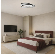 Plafonieră cu LED integrat Rabalux Brantiel 57W 3200 lumeni 3000K, neagră