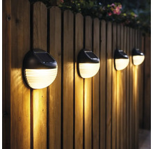 Lampă solară exterior Rabalux Lermos 0,06W 3 lumeni 3000K, neagră