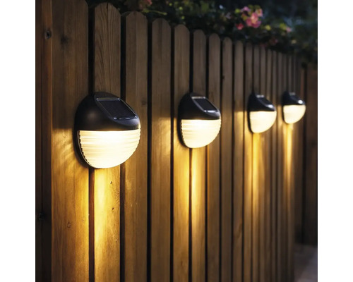 Lampă solară exterior Rabalux Lermos 0,06W 3 lumeni 3000K, neagră
