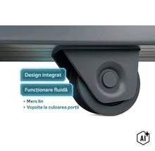 Rolă integrată pentru porți de garaj cu funcționare fluidă și design asortat (Image AI modified or generated)