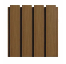 Panou de perete cu aspect de lamele din plastic pentru placarea decorativă a pereților interiori