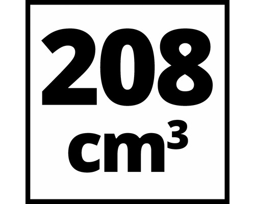 Simbol pentru capacitate cilindrică de 208 centimetri cubi