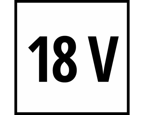 Simbol pentru tensiune de 18 volți