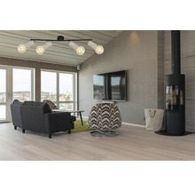 Șină spoturi Simply E27 max. 4x40W, negru/gri beton