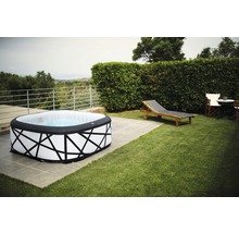 Jacuzzi gonflabil MSPA Premium Soho pentru 6 persoane 185x185x68 cm capacitate 930 l alb/negru-thumb-7 Jacuzzi gonflabil MSPA Premium Soho pentru 6 persoane 185x185x68 cm capacitate 930 l alb/negru-thumb-7