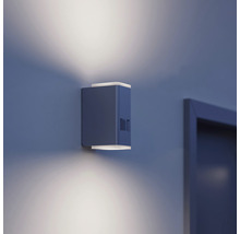 Aplică sus/jos LED exterior Steinel L930 9,3W 457 lumeni, senzor de mișcare, IP44, antracit