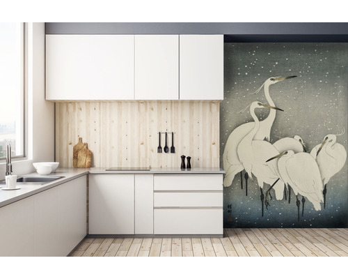 Fototapet vlies Special Decoration Cocori japonezi albi | HORNBACH