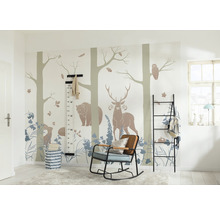 Fototapet vlies INX8-065 Forest Animals 400x280 cm
