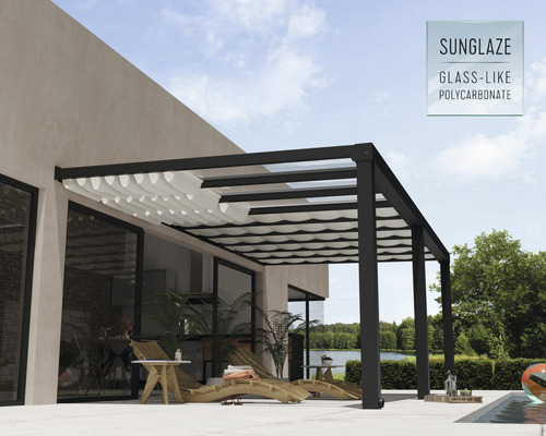 Terasa cu pergolă și protecție solară