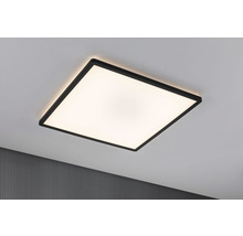 Panou cu LED integrat Auria 22W 2200 lumeni 42x42 cm, montaj aplicat, lumină caldă, negru-thumb-2