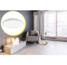 Plafonieră cu LED integrat Skylight 24W 1680 lumeni, alb/argintiu