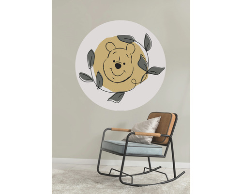Autocolant de perete Winnie de Pluș deasupra unui balansoar