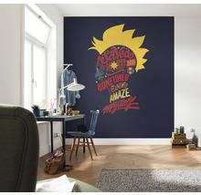 Fototapet vlies IADX5-063 Into Adventure Captain Marvel saves the World 250x280 cm