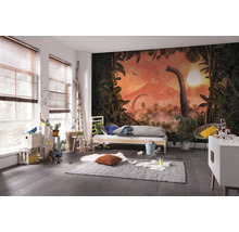 Fototapet vlies IAX10-0021 Into Adventure Brachiosaurus Panorama 500x280 cm