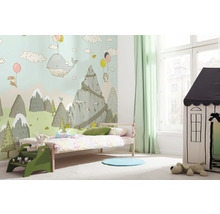 Fototapet vlies IAX8-0028 Into Adventure Mountain Traveler 400x280 cm