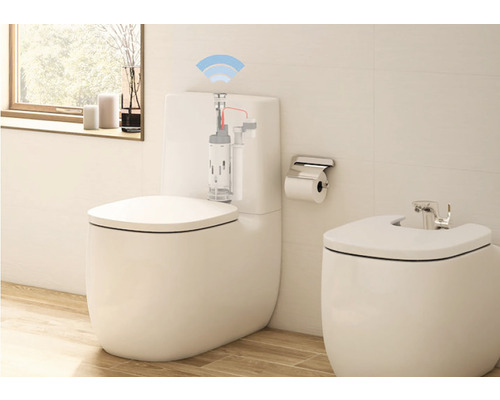 Baie cu toaletă și bideu