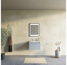 Set mobilier baie suspendat Savinidue Cielo 60 cm Blu Pastello