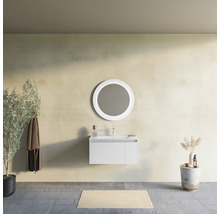 Set mobilier baie suspendat Savinidue Cielo 80 cm Bianco