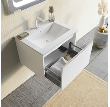 Set mobilier baie suspendat Savinidue Cielo 60 cm Bianco