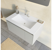 Set mobilier baie suspendat Savinidue Cielo 80 cm Tortora Scuro