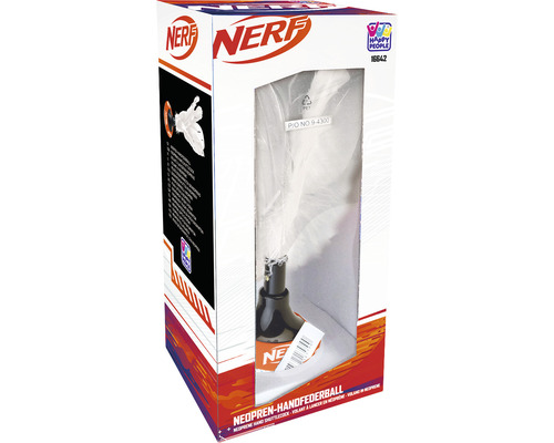 Nerf minge de badminton de mână din neopren în ambalajul produsului