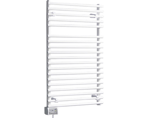 Calorifer alb de baie cu țevi orizontale pentru uscarea prosoapelor