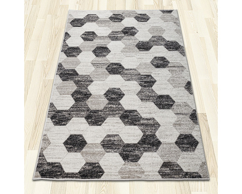 Covor cu model geometric hexagonal