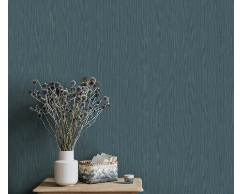 Tapet cu structură textilă în camera de zi